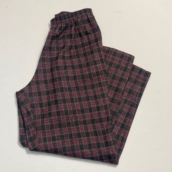 Vintage Plaid High Rise Crop Pants - Picture 2 of 6